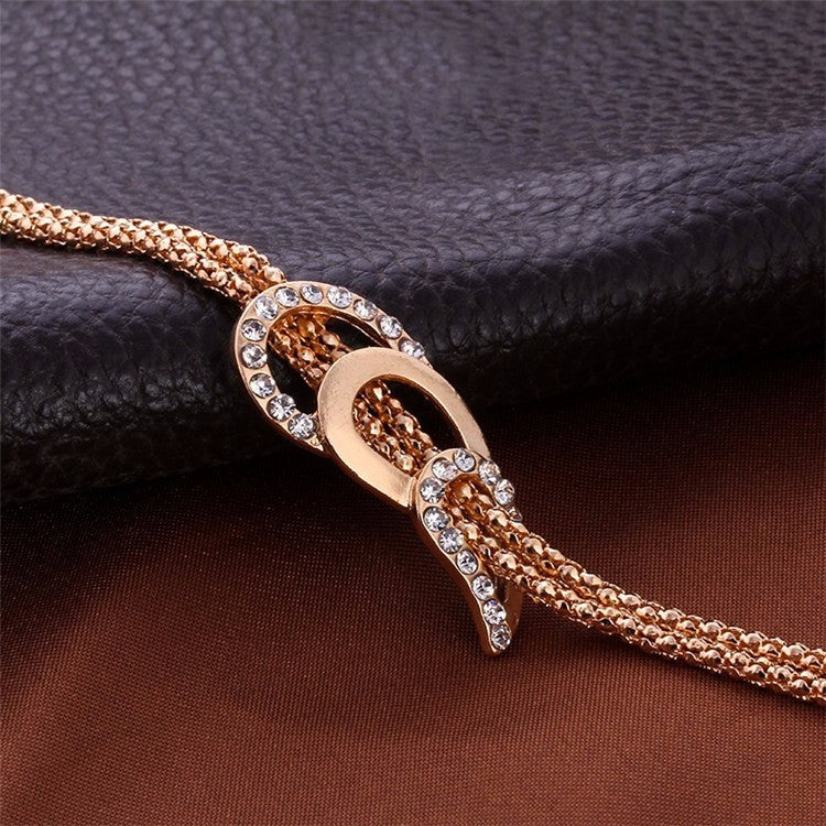 Cuffed Necklace, Earrings & Bracelet Ring Set