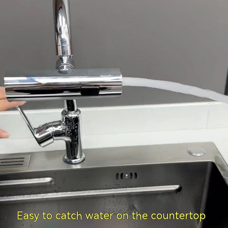 Multifunctional Kitchen Faucet With Waterfall Outlet