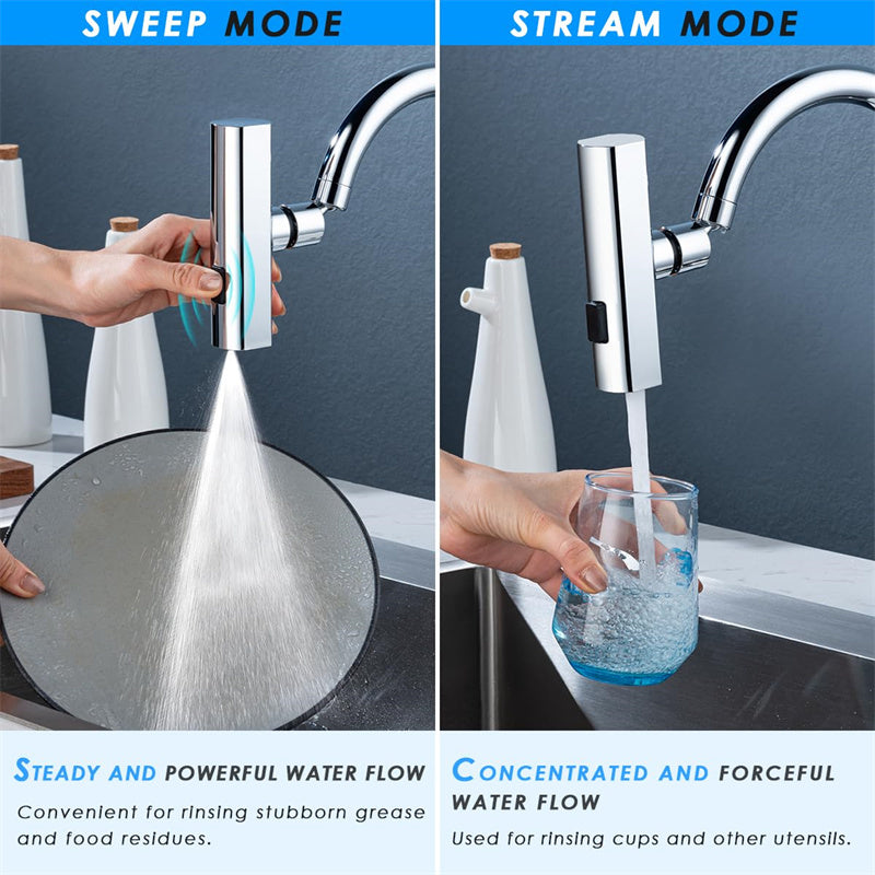 Multifunctional Kitchen Faucet With Waterfall Outlet